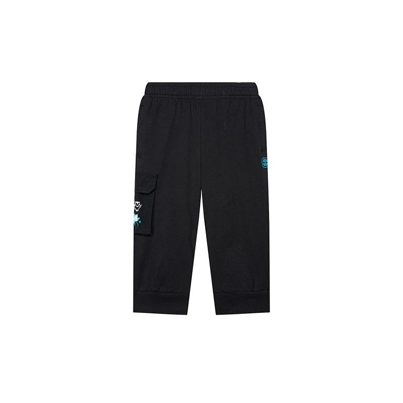 【商场同款】儿童裤子童装男童针织夏季透气小童七分休闲裤