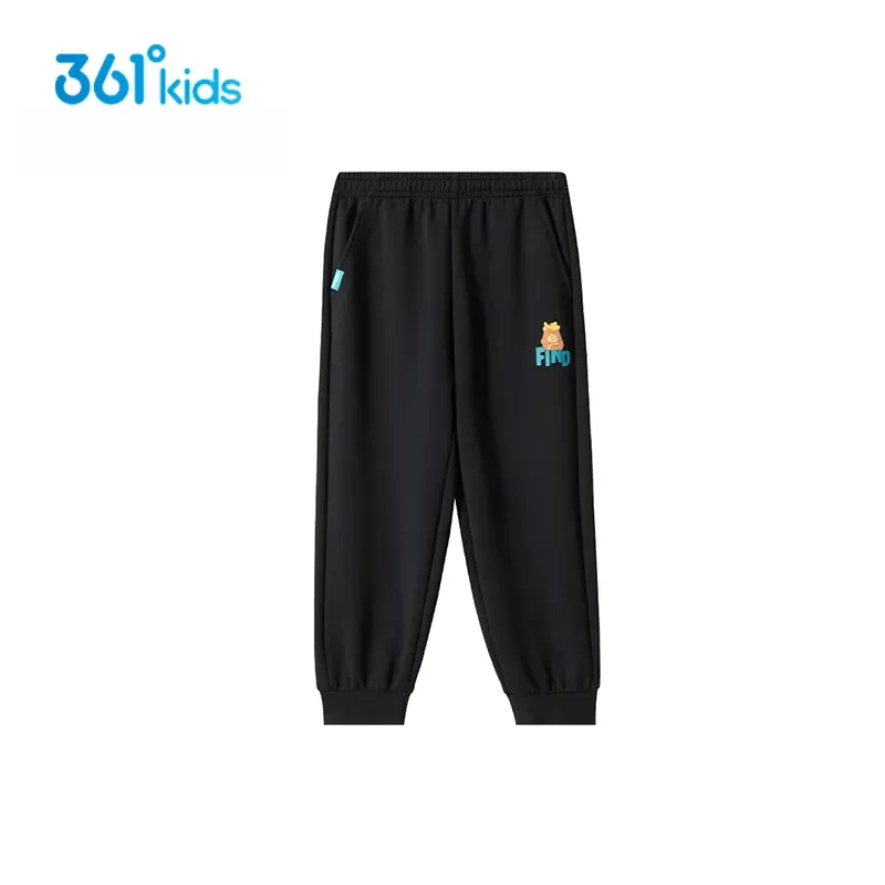 361°儿童男童小童2025年春季运动户外针织时尚长裤K52434504