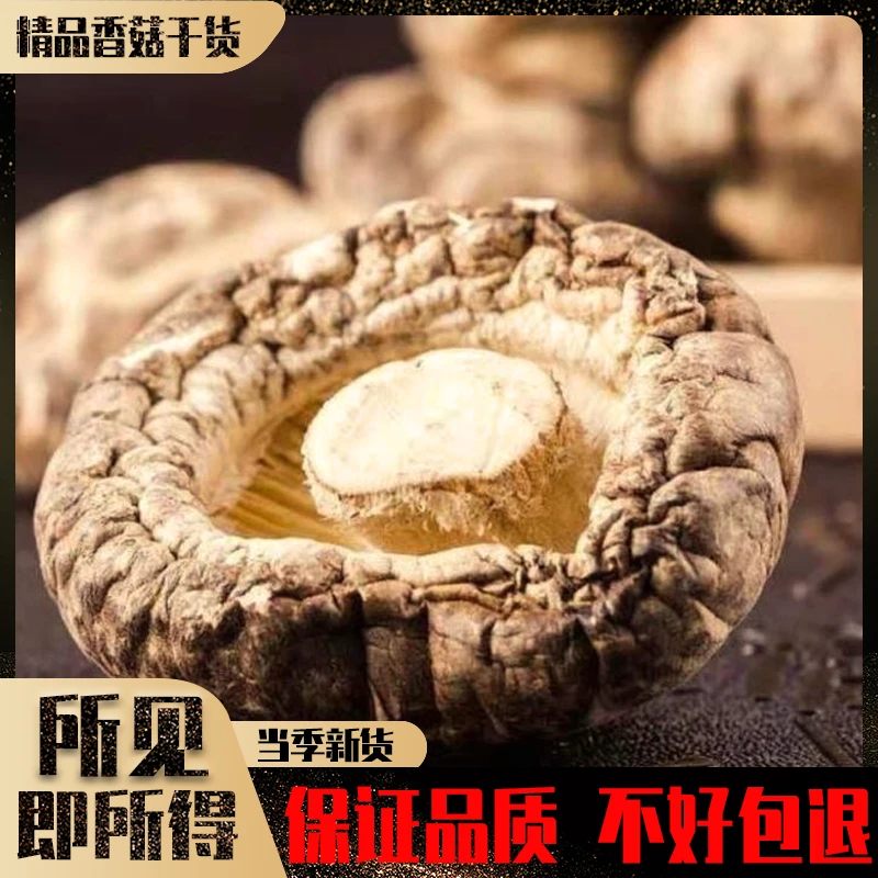 小原生干货农家种植食材香菇香气足蘑菇古田特产煲汤食材鲜香浓郁