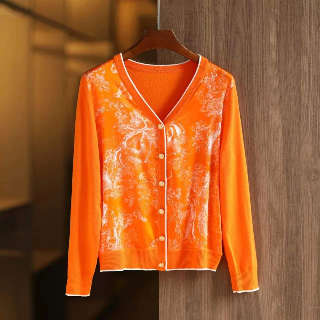 【森林山水】TT&HAN ER 爱玛橙系春季新品时尚高端轻奢百搭外套-11