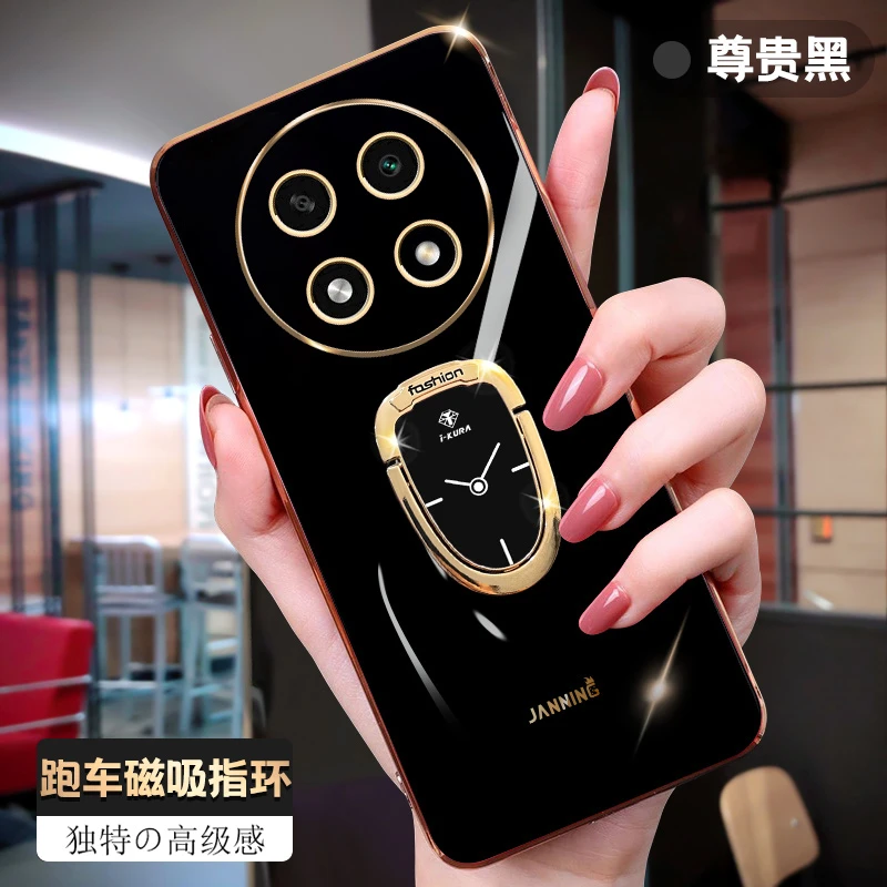 磁吸指环OPPOA2Pro手机壳全包边防摔超薄电镀PJG110硅胶新款软壳
