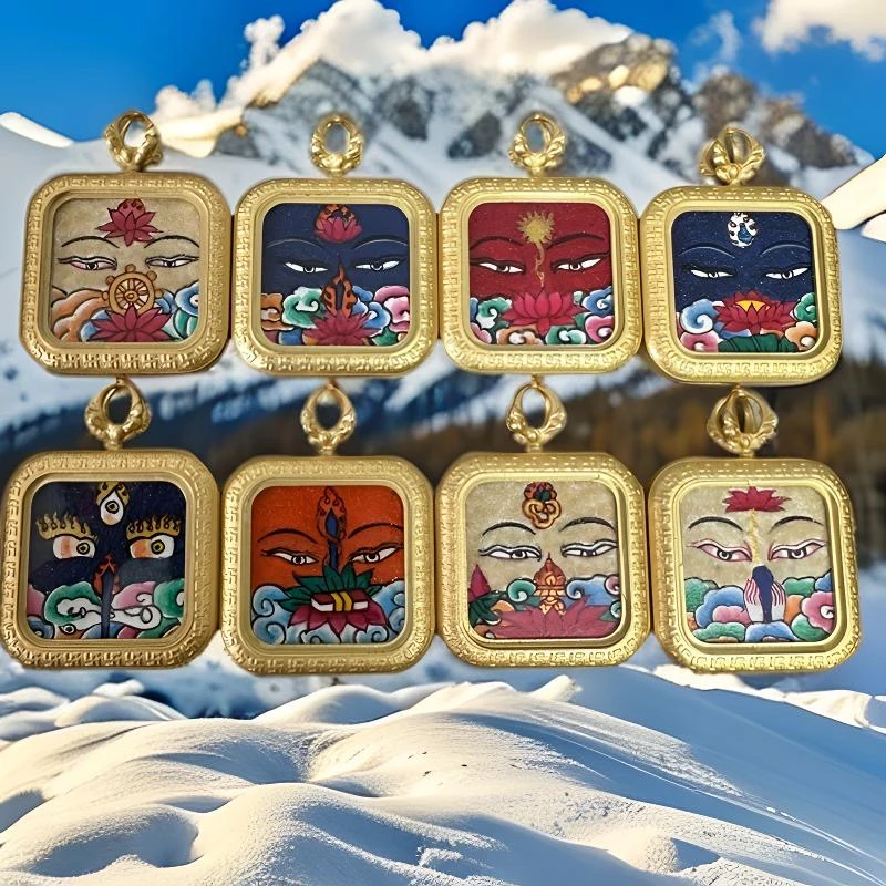 艺绘文创  纯手绘挂饰吊坠脖挂项链