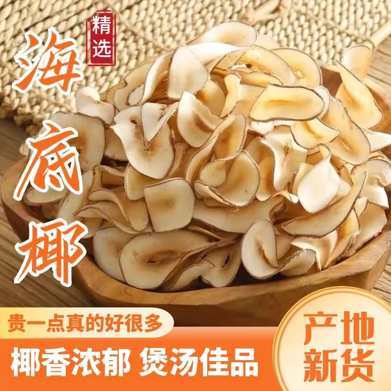 岭南甄选海底椰片椰香浓香品质正宗精选海底椰雪梨百合煲汤原料