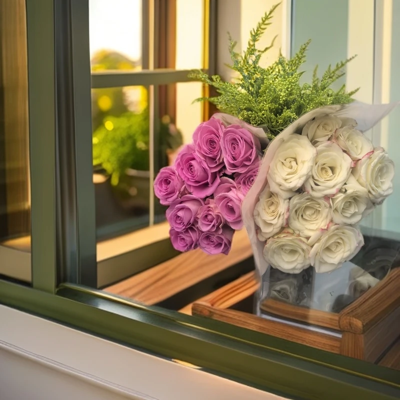 【新疆包邮】10支艾莉森玫瑰+10支樱花雨玫瑰+黄莺新疆包邮