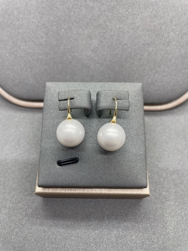 合金合成锆石耳饰 4430天鹅颈设计感百搭气质时尚耳钩