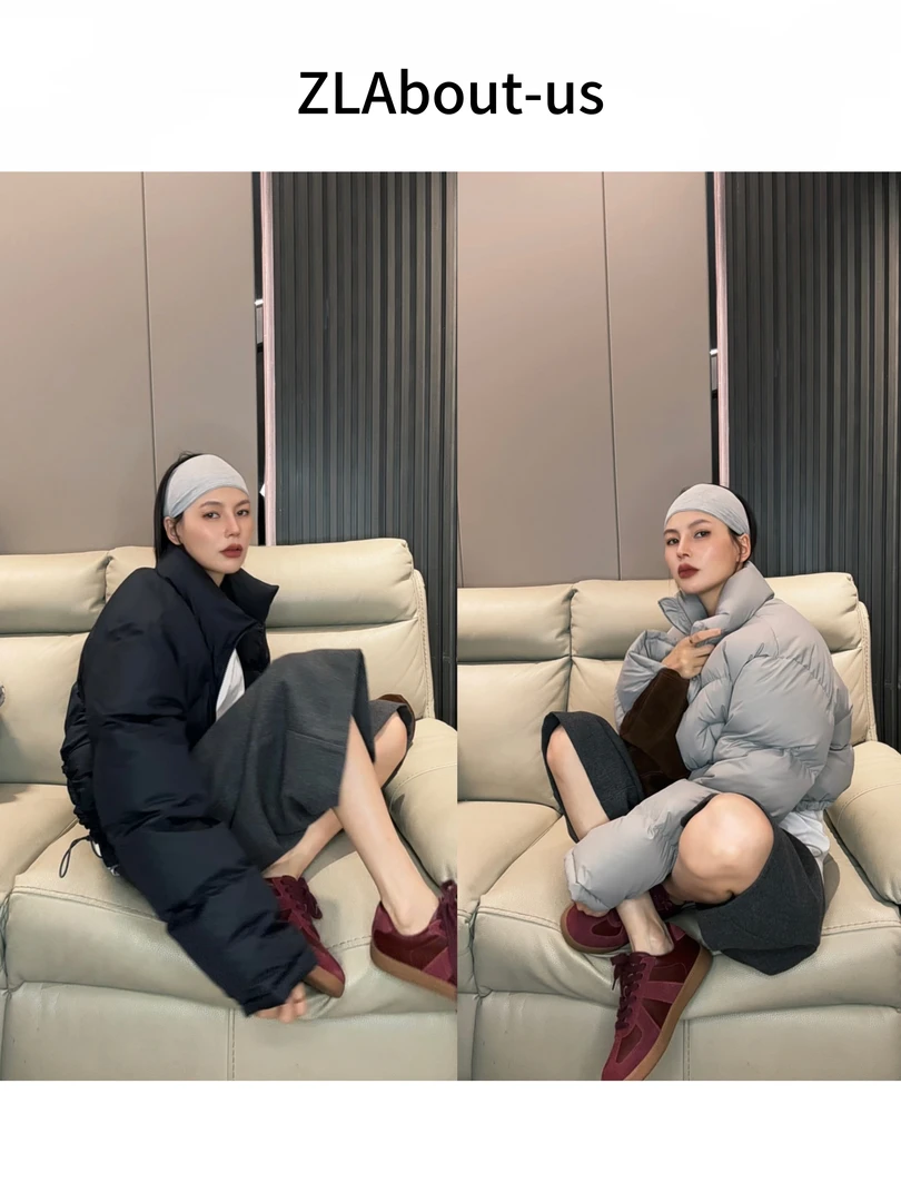 ZLAbout-us【秋冬上新】简约百搭90充绒量保暖个性羽绒外套