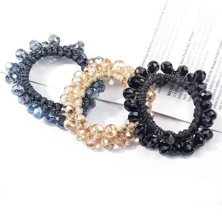 2024新款发圈女后脑勺发绳简约黑色头绳发饰气质时尚百搭头饰成人