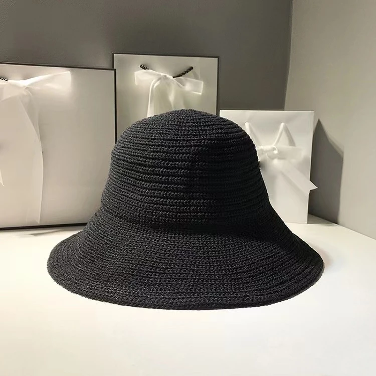 渔夫帽24年春夏季新款可凹造型氛围感拉满显脸小百搭牛奶丝盆帽
