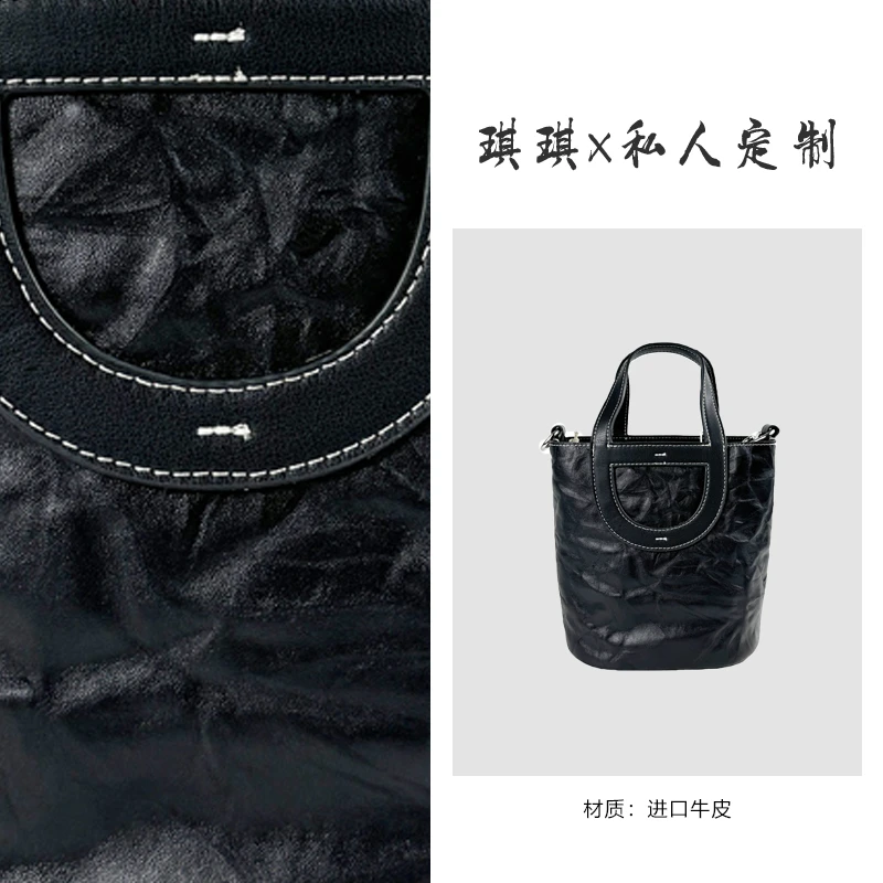 褶皱水桶&设计款洋气时尚手提包