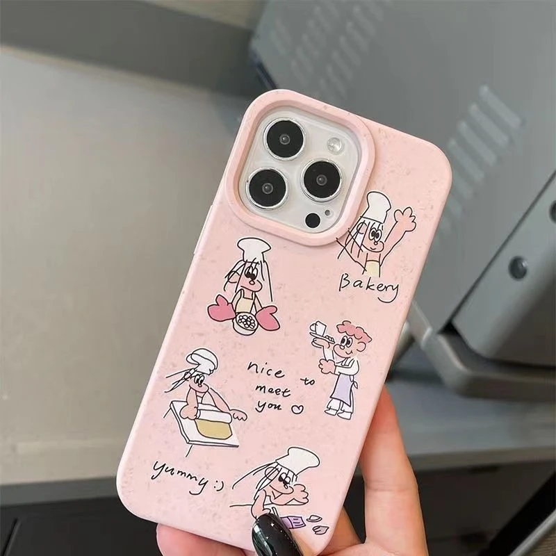 新款苹果iphone15软壳OPPO荣耀华为小米vivo奶油手机壳个性创意女