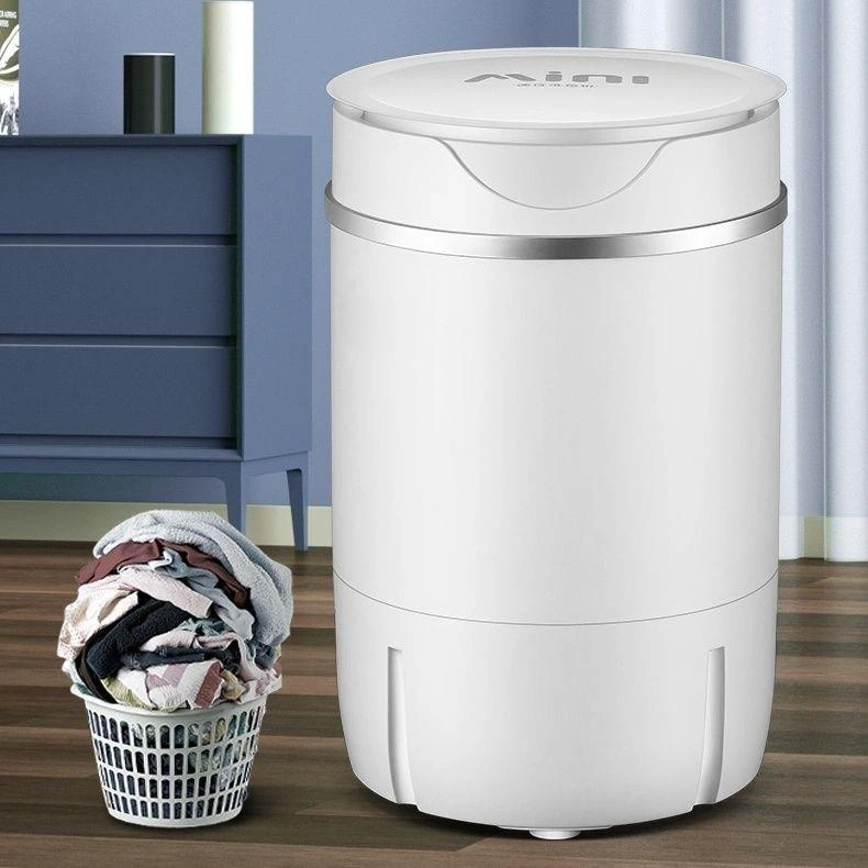 迷你洗衣机单人宿舍婴儿波轮租房半自动内衣裤小型家用洗脱一体