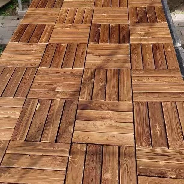 阳台木地板户外室外浴室拼接露台庭院实木地板花园防腐木自铺地板