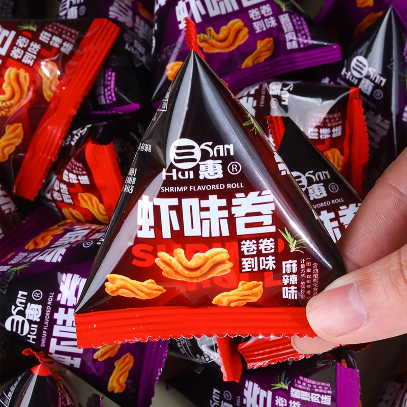 网红八爪烧虾味卷香酥脆休闲怀旧零食小吃锅巴独立包装三惠
