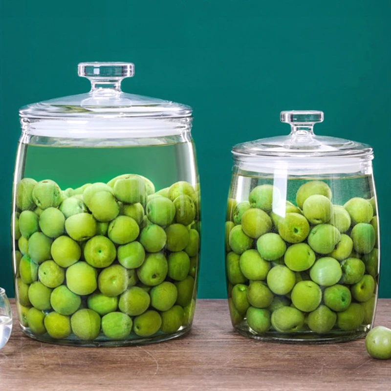 玻璃密封罐大肚加厚食品级泡酒瓶果酒瓶酒罐空瓶酒坛酒桶自酿容器