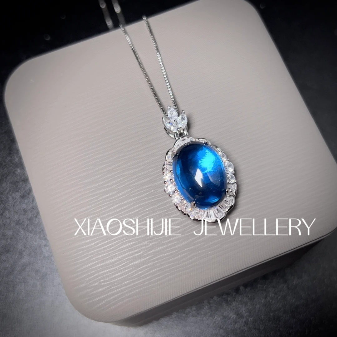 铜合金项链 伦敦蓝唐塔项链T0232