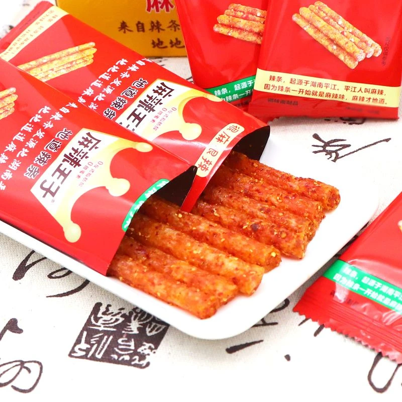 【小扬哥精选】麻辣王子辣条长小面筋很麻很辣微辣散装零食辣条微