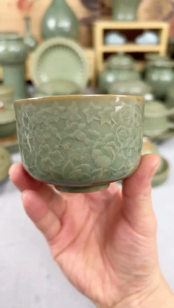 【闪购商品】瓷其他秘色百花杯