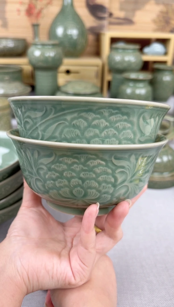 【闪购商品】瓷其他5.5寸他是牡丹碗2