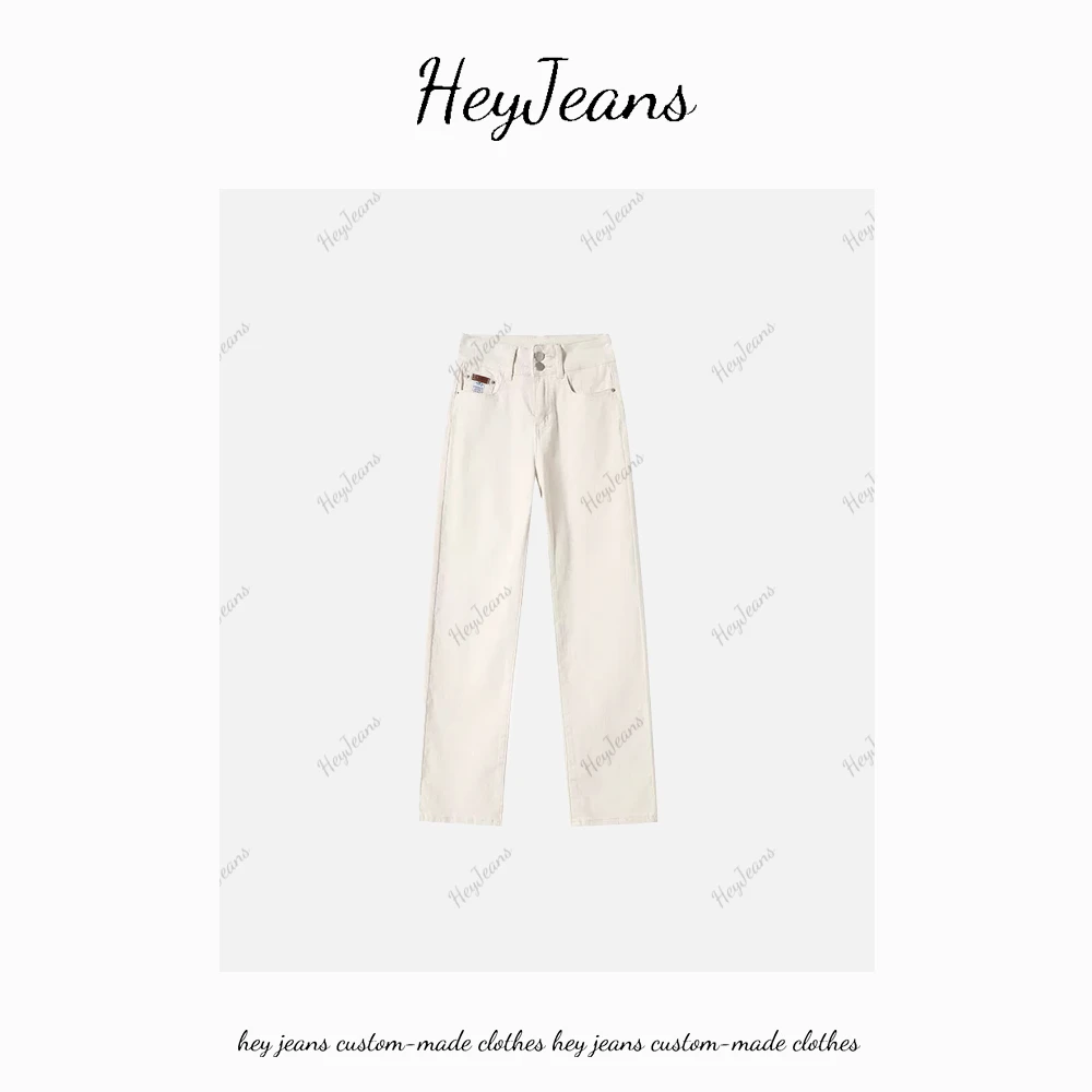 三防牛仔裤防脏显瘦时尚弹力休闲直筒裤女