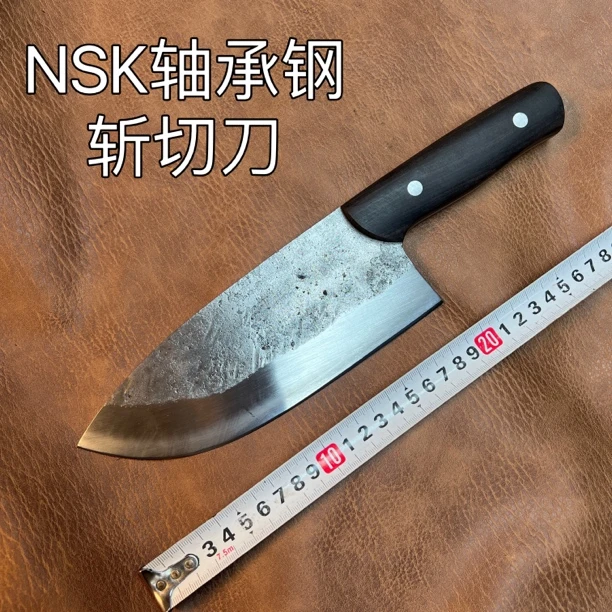 轴承钢斩切两用鱼头刀 手工锻打