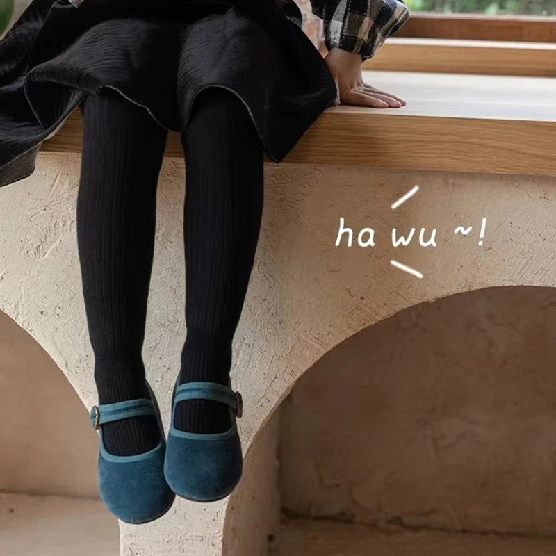 新疆包邮女童加绒打底裤秋冬款加厚儿童连裤袜冬季女孩宝宝打底袜