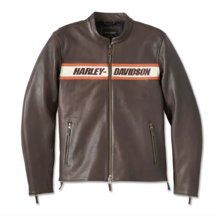 Harley Davidson/哈雷戴维森亚版哈雷戴维森男士皮衣98005-23AC