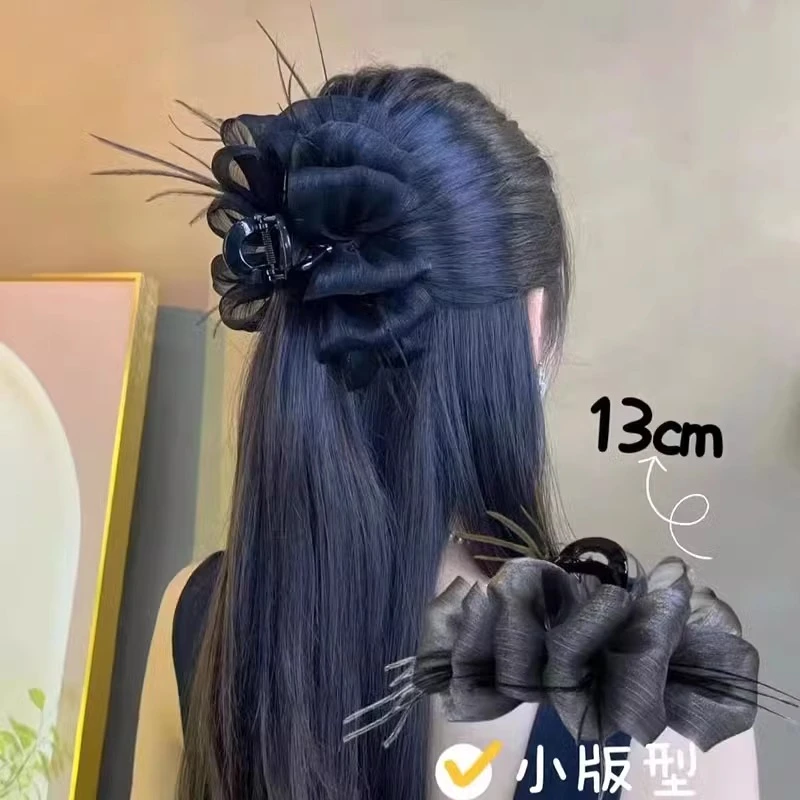 时尚新款网红气质抓夹女发量多发夹高级感盘发鲨鱼夹ins头饰发饰