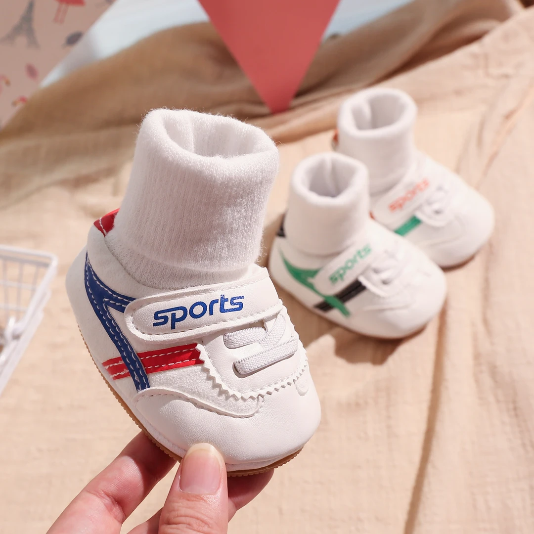 春秋冬0-1岁婴儿鞋子男女宝宝3-6-9个月新生儿鞋袜一体婴儿鞋袜