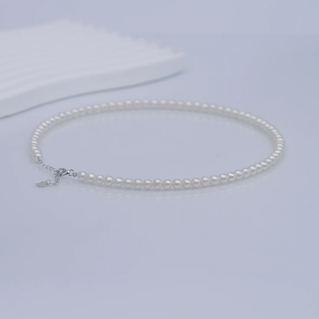 【40万粉丝/中秋献礼】中秋月圆淡水无核珍珠经典百搭时尚项链5-6mm