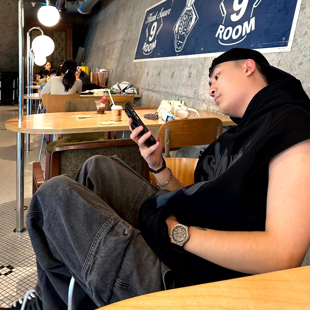 SANBAI 叁佰幻影无袖连帽卫衣