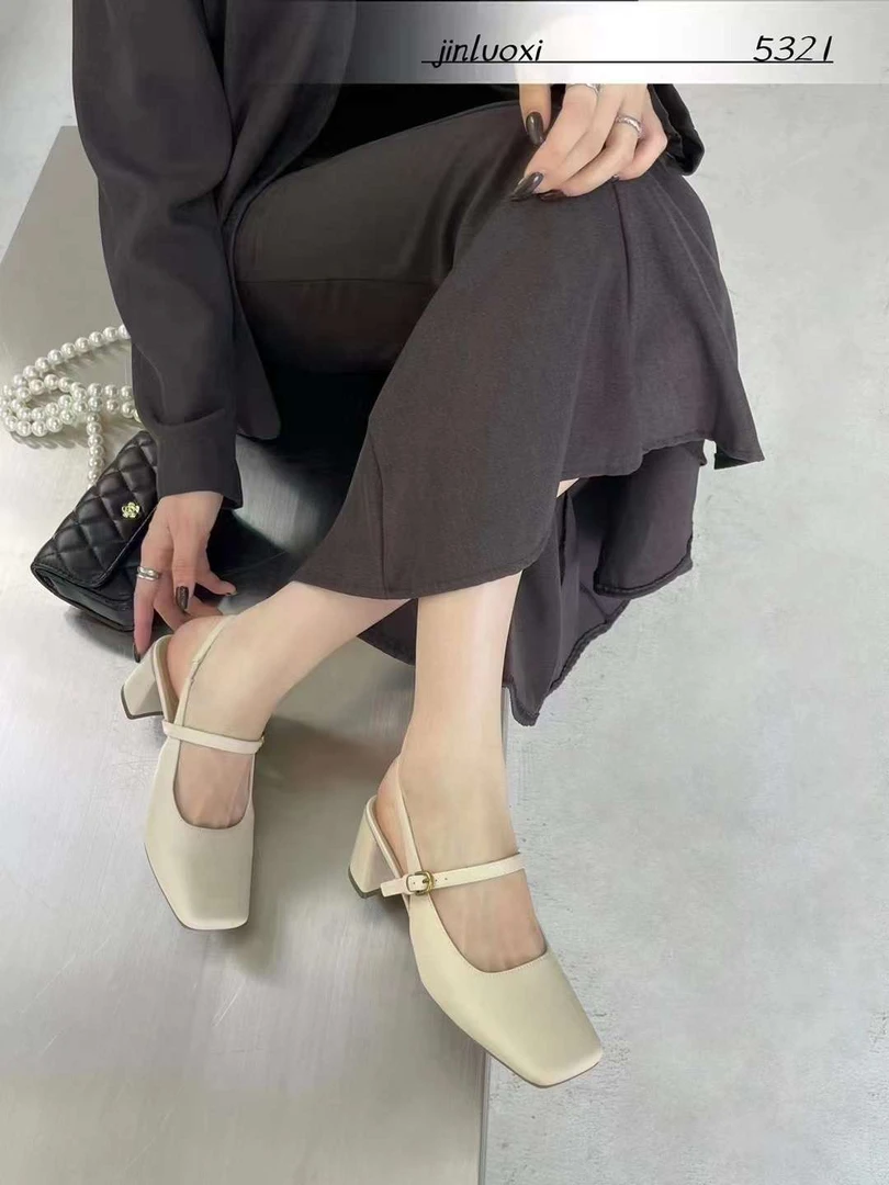 【撤柜清仓】2024新款高品质女鞋时尚气质仙女风包头玛丽珍5321