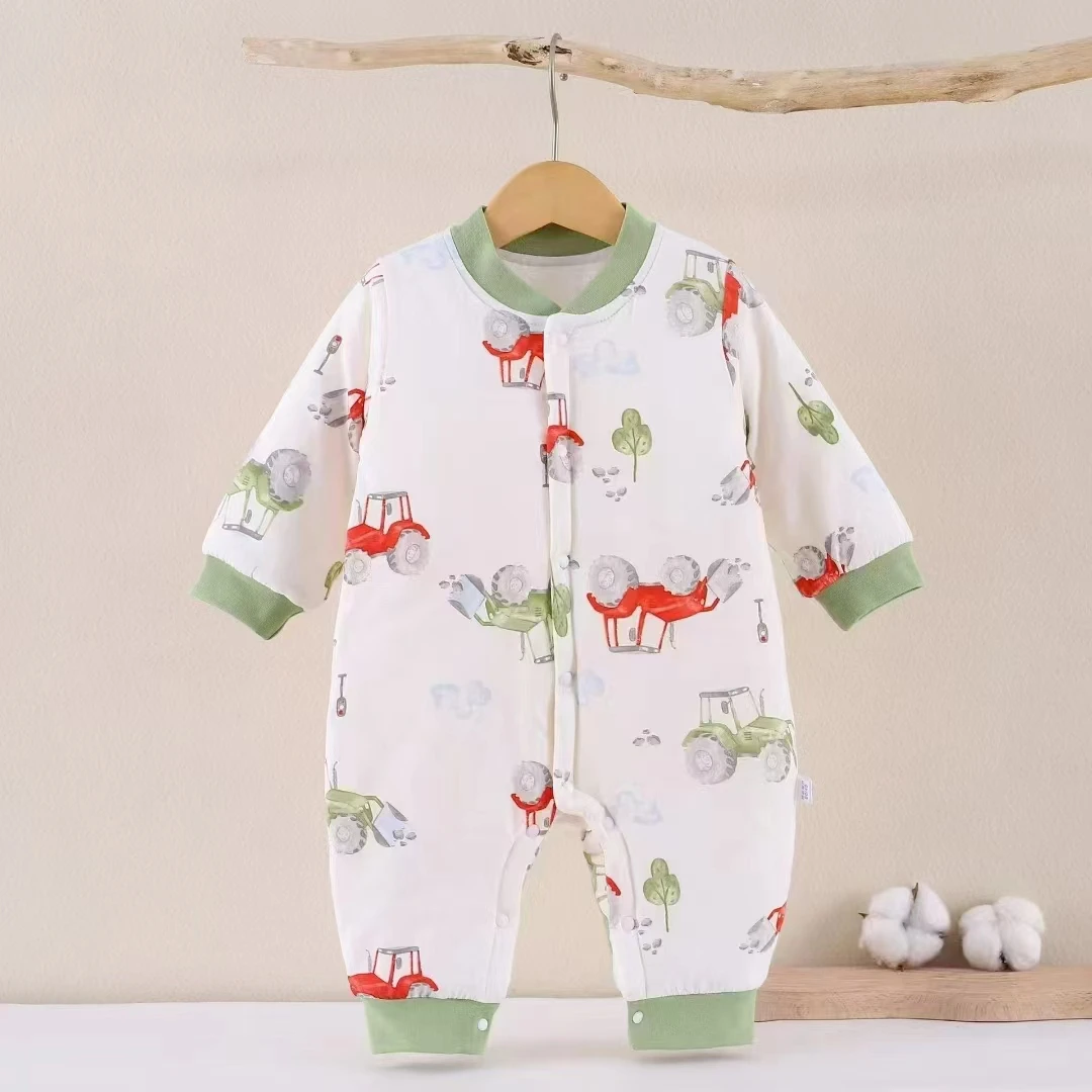 女童婴儿男童宝宝衣服爬爬哈衣连体四季保暖（以直播间为准）