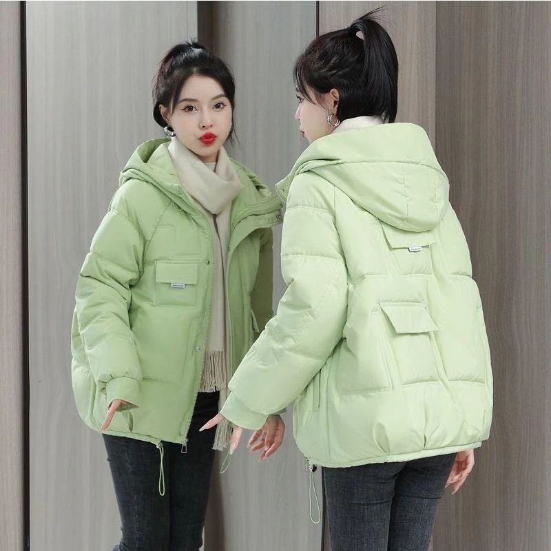 波司登减龄羽绒服女短款2023年冬季免洗宽松鸭绒加厚保暖小个子连