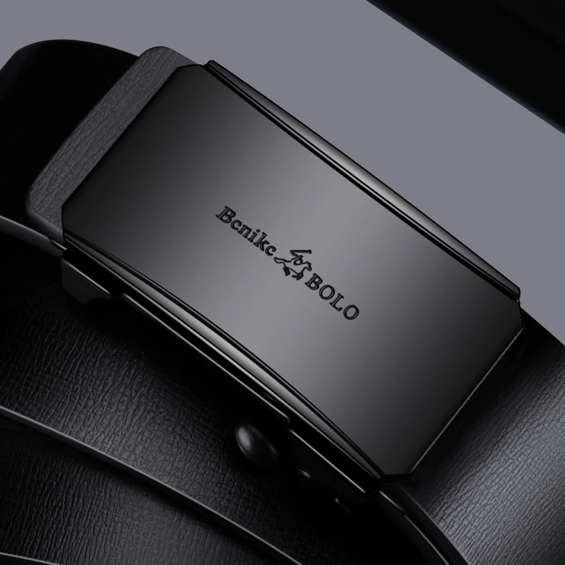 保罗皮带自动扣休闲腰带中年裤带高档中青年简约裤腰带潮流男士