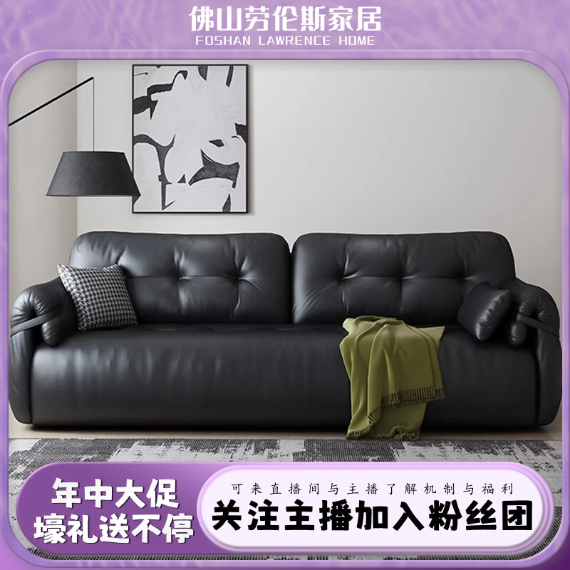 意式极简猫抓布可折叠沙发床客厅书房多功能两用小户型型沙发