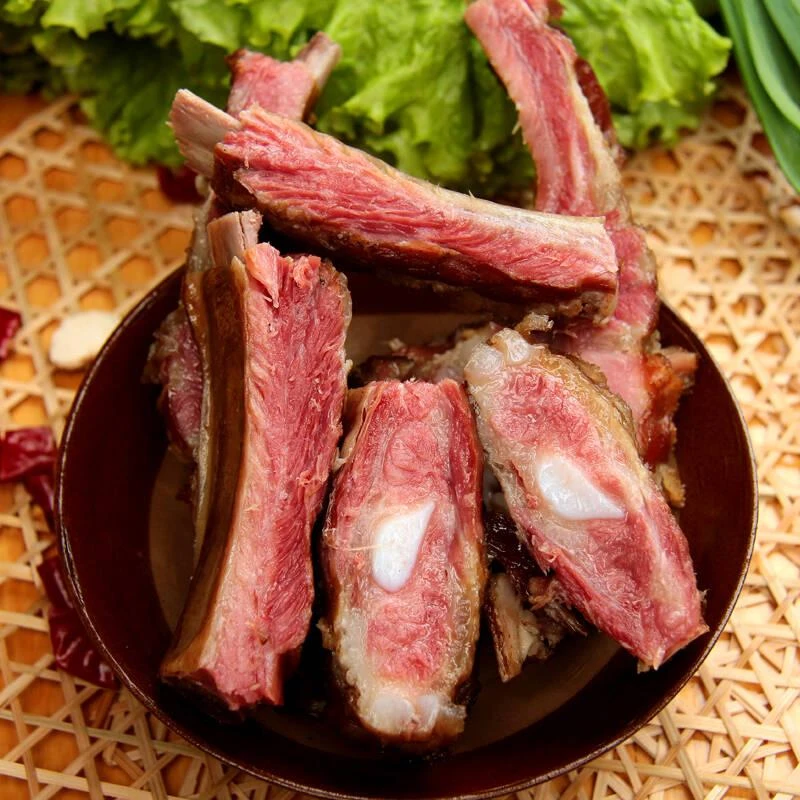 （整块发货）四川柏树烟熏排骨1500g