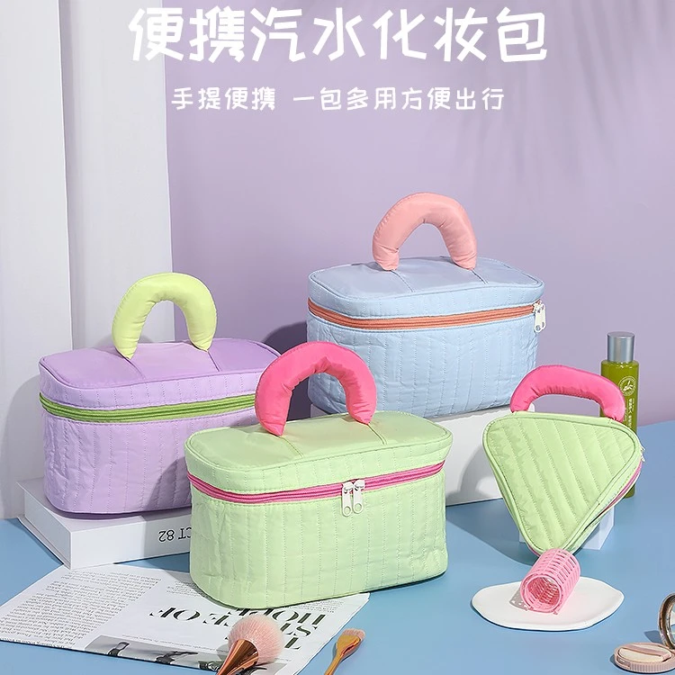 星逸新款超火便携ins高级感小众大容量化妆品收纳袋洗漱包ins风