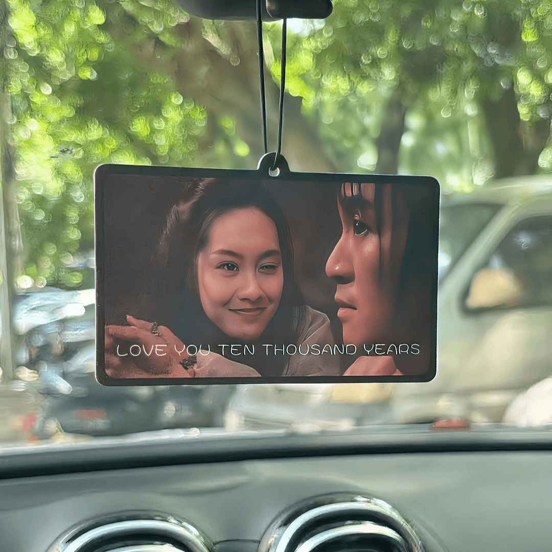 偶像星爷开车汽车香薰车内挂件持久高档淡香氛去除异味车载香熏片