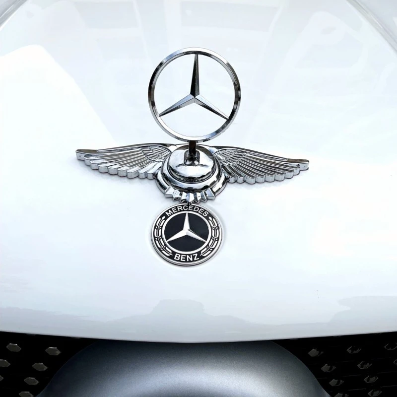 [通步]汽车机头盖改装立标车标金属引擎盖车头立标个性改装翅膀款