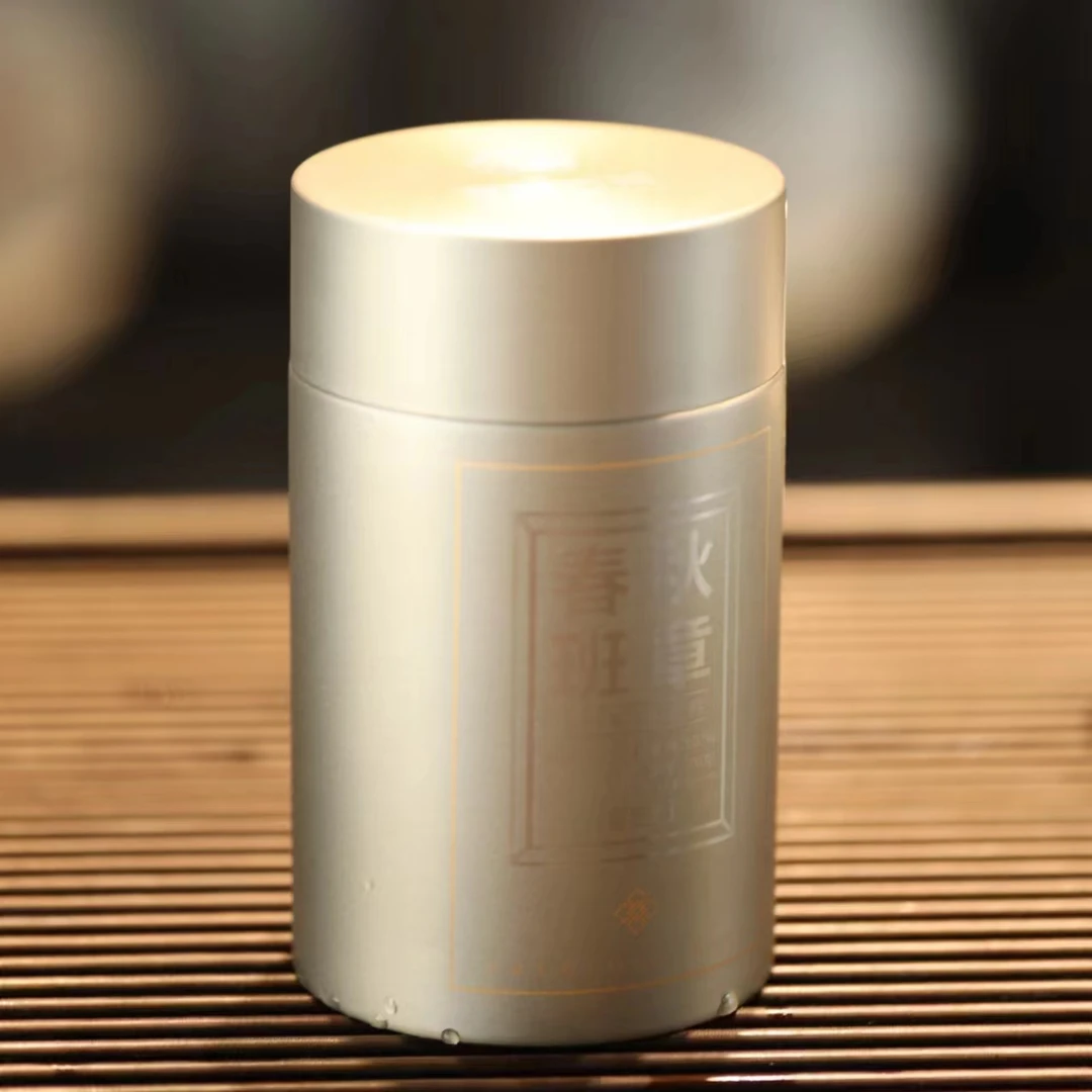 【官玺】老班章纯料普洱茶生茶鉴赏版 2015头春+晚秋 100g/罐