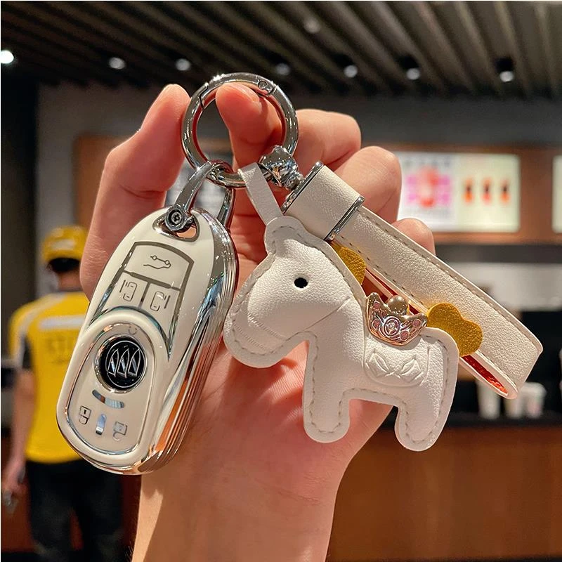 别克GL8车钥匙套ES陆尊艾维亚胖头鱼壳22/23款自动包扣防摔