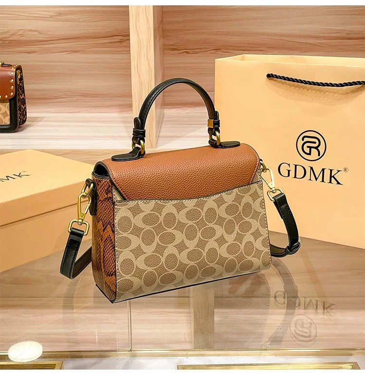 新款百搭复古单肩包手提包女士斜挎包（5750）