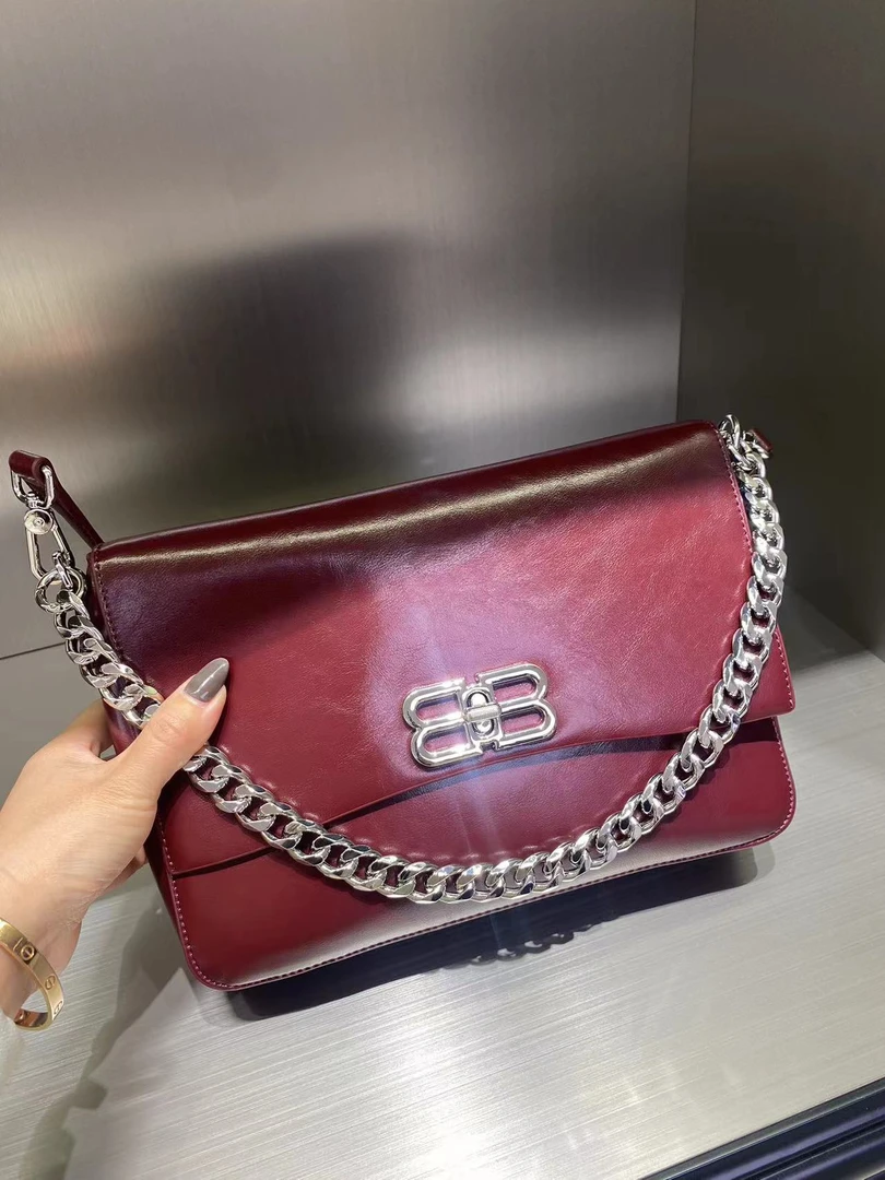 高级质感小方包时尚链条设计休闲女包单肩斜挎包(56097)