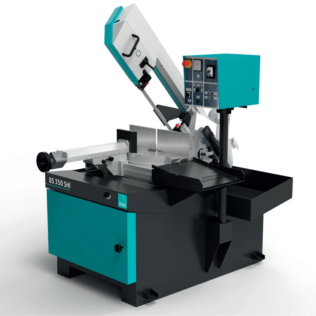 意大利IMET带锯机BS350SHI 液压半自动工业级大功率锯床