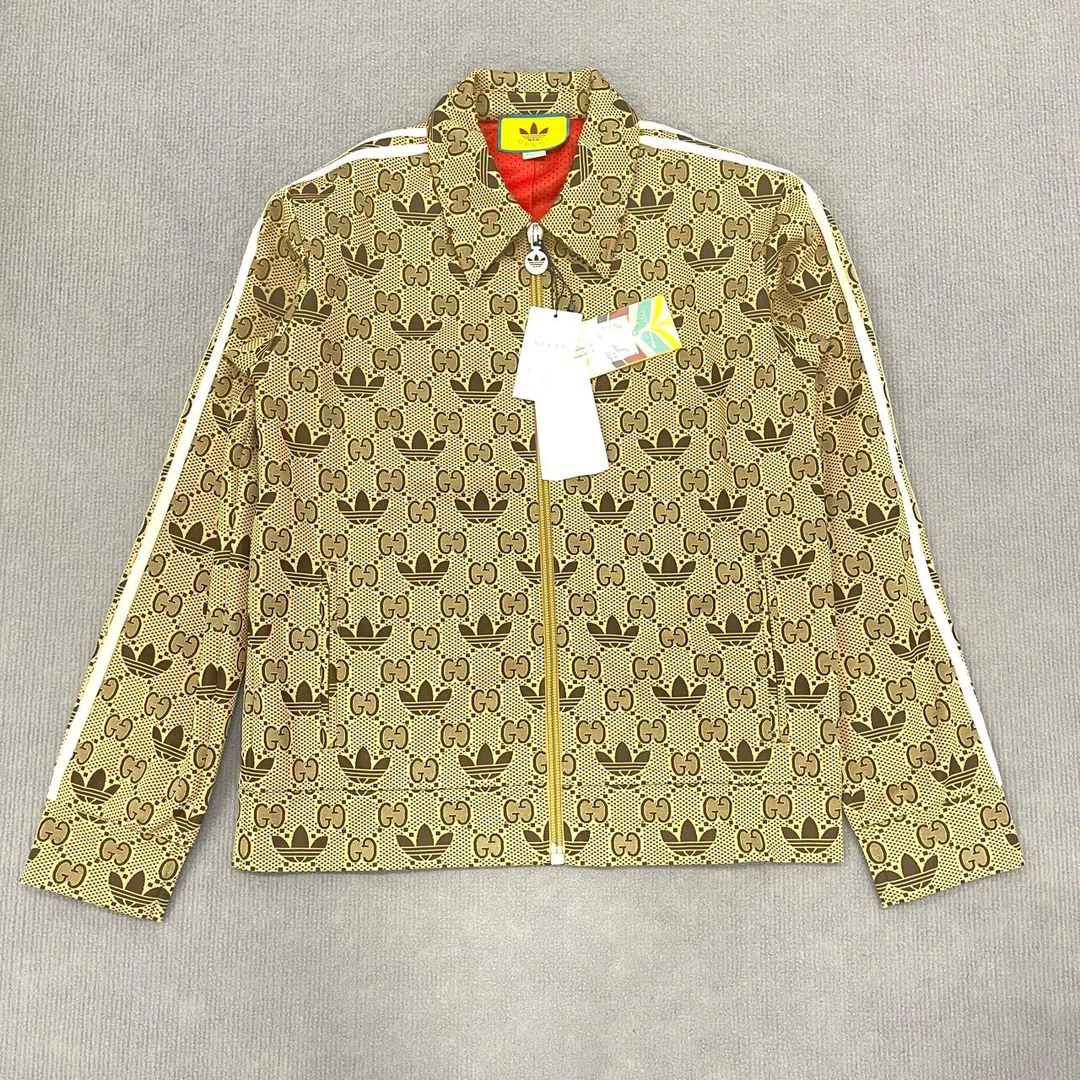 RY/古驰联名阿迪三叶草/L码/全新带吊/老花棒球服/5076714