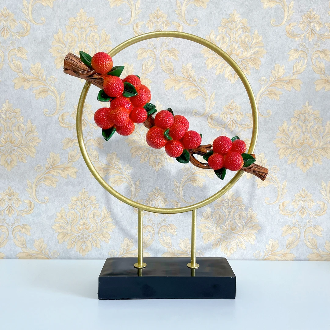 新中式高档高颜值创意轻奢客厅酒柜电视柜乔迁送礼装饰工艺品摆件