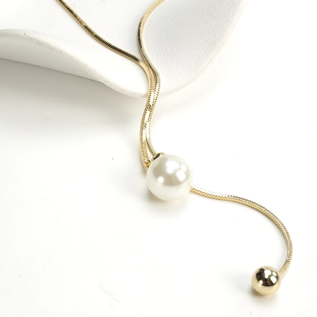 铜合金项链 【容儿专属】气质轻奢时尚百搭小众简约个性金色项链