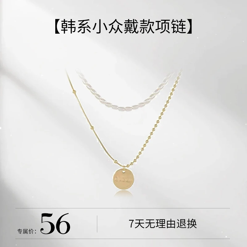 【何润东夫妇专属】灵素韩系小众戴款项链