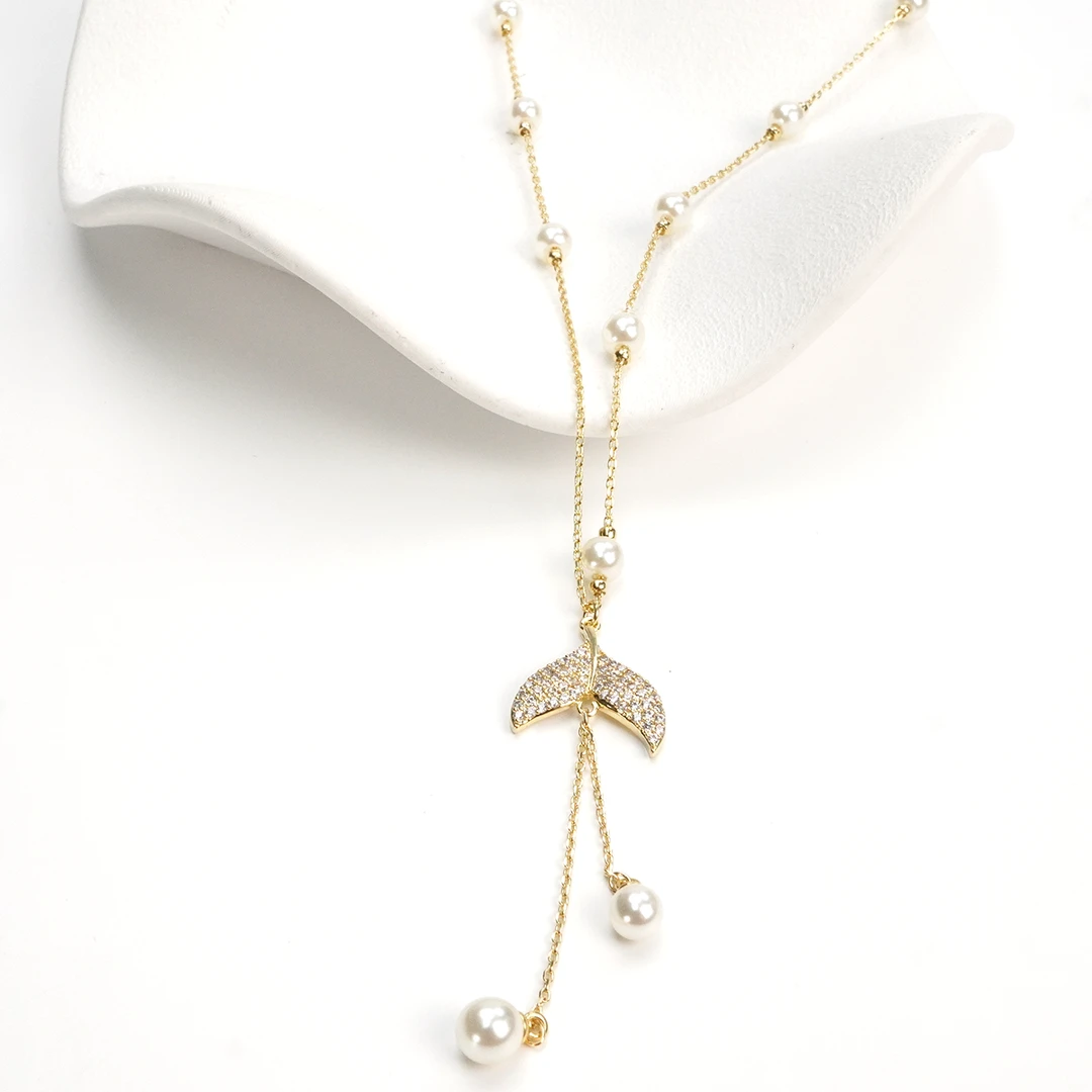 铜合金仿珍珠项链 【好物分享】气质轻奢时尚百搭小众简约精致项链