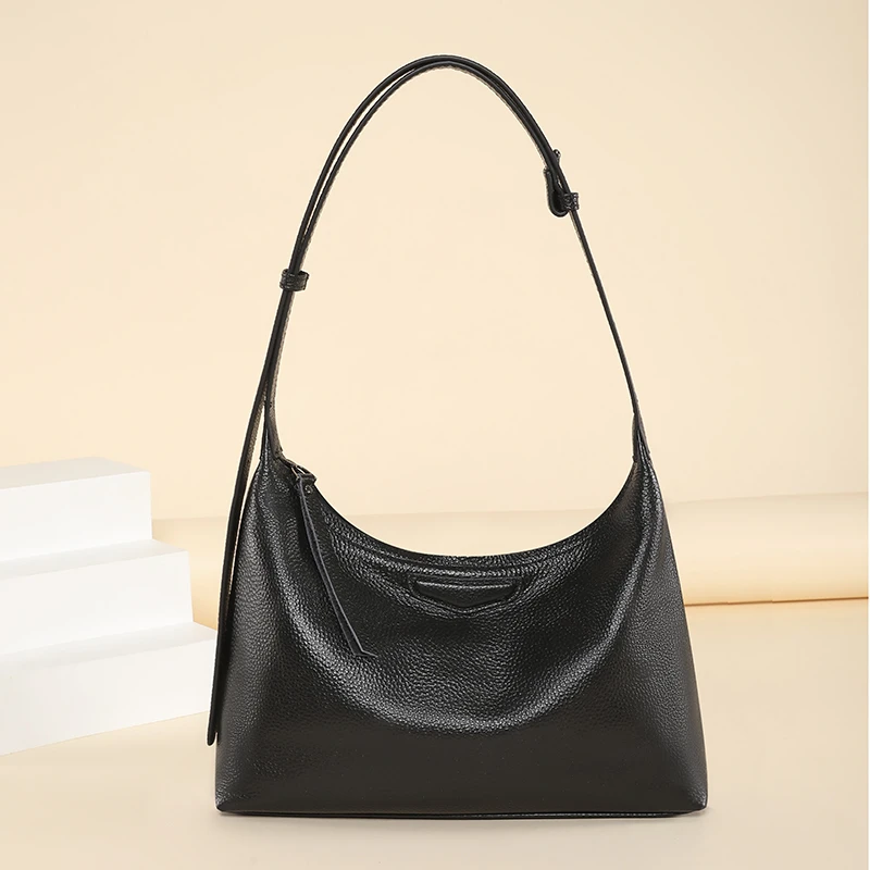 【头层牛皮】真皮女包斜挎包包单肩时尚2023秋冬新款百搭潮5085